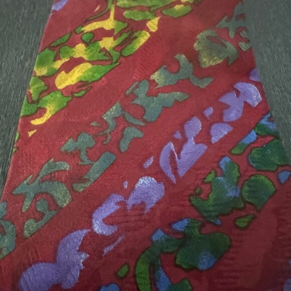 Missoni Cravatte 100% Silk Necktie Abstract Floral Design Made In Italy - Picture 2 of 6